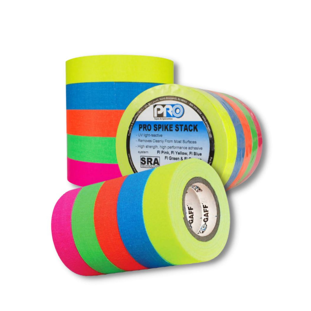 PRO SPIKE STACK 1"x20 YDS-FLUORECENT TAPE
