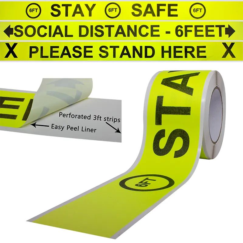 3″ x 3′ Pro Gaff Social Distancing – Signs