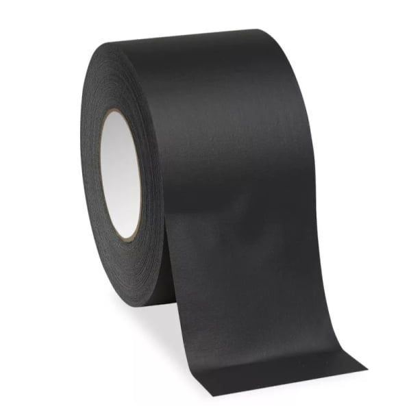 4″ Black Crepe/Masking Paper Tape